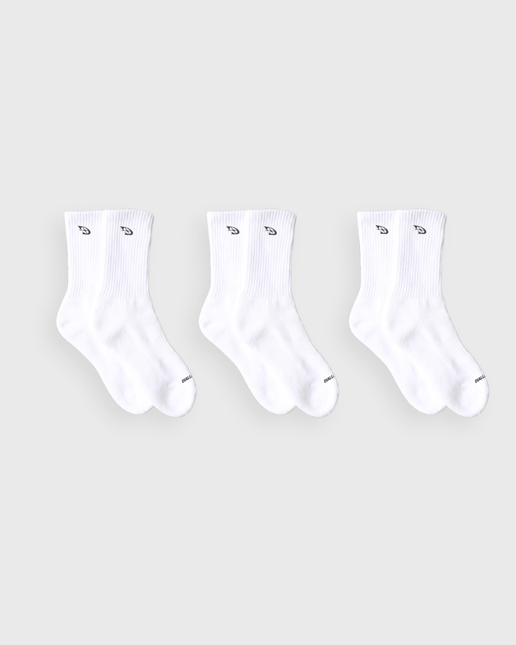 Sock Bundle — 3 pairs of the Dialled Crew Sock
